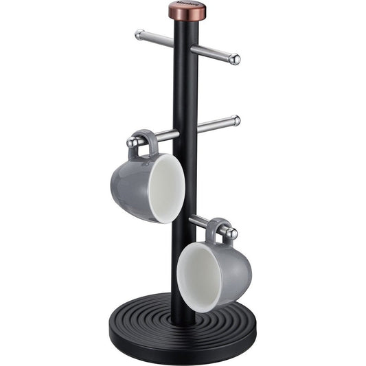 Klausberg 7716 - Mokkenboom – Mokkenhouder – Mokkenrek – Kopjeshouder – Voor 6 Mokken - Zwart