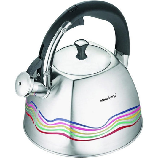 Klausberg KB-7099  fluitketel - 3L - rvs - alle warmtebronnen