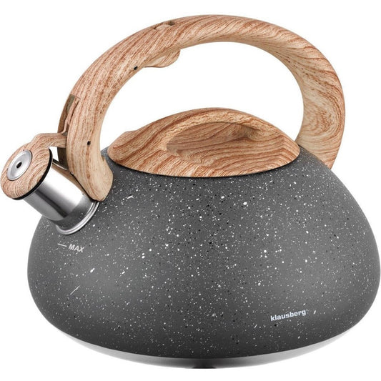 Klausberg KB-7250  fluitketel - 2,7L - rvs - alle warmtebronnen