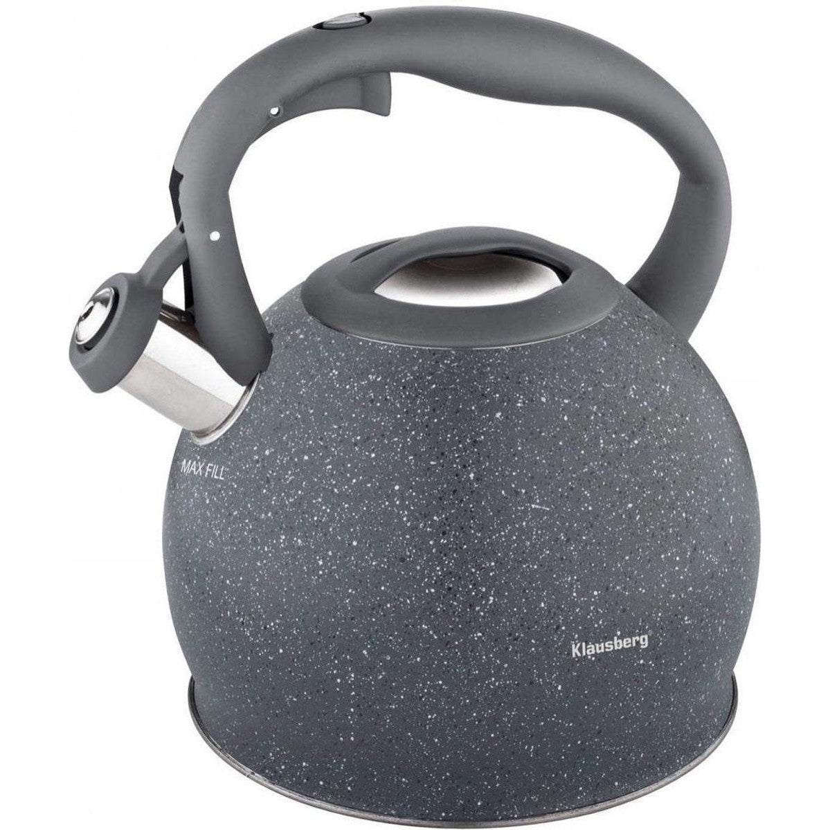 Klausberg KB-7321 fluitketel - 2L - rvs - alle warmtebronnen