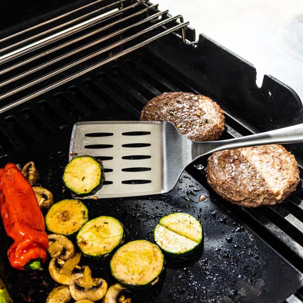 Klausberg KB-7900 Barbecue Set – 3-delige Grillset in RVS (Spatel, Vleesvork & Tang) - Giftset - Geschikt voor de Kamado / Weber liefhebbers