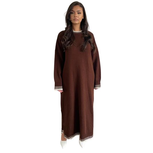 Lilly Dress - Bruin - MODESTNOVA