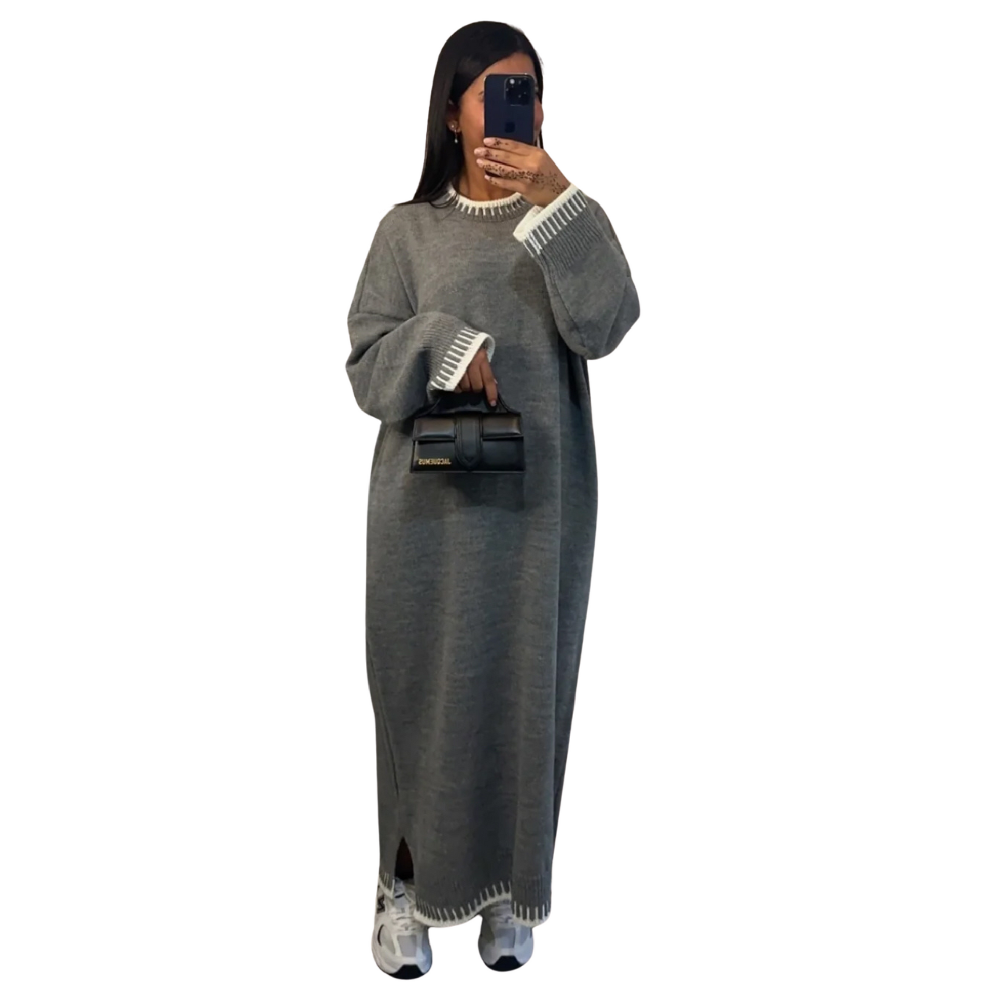 Lilly Dress - Grijs - MODESTNOVA