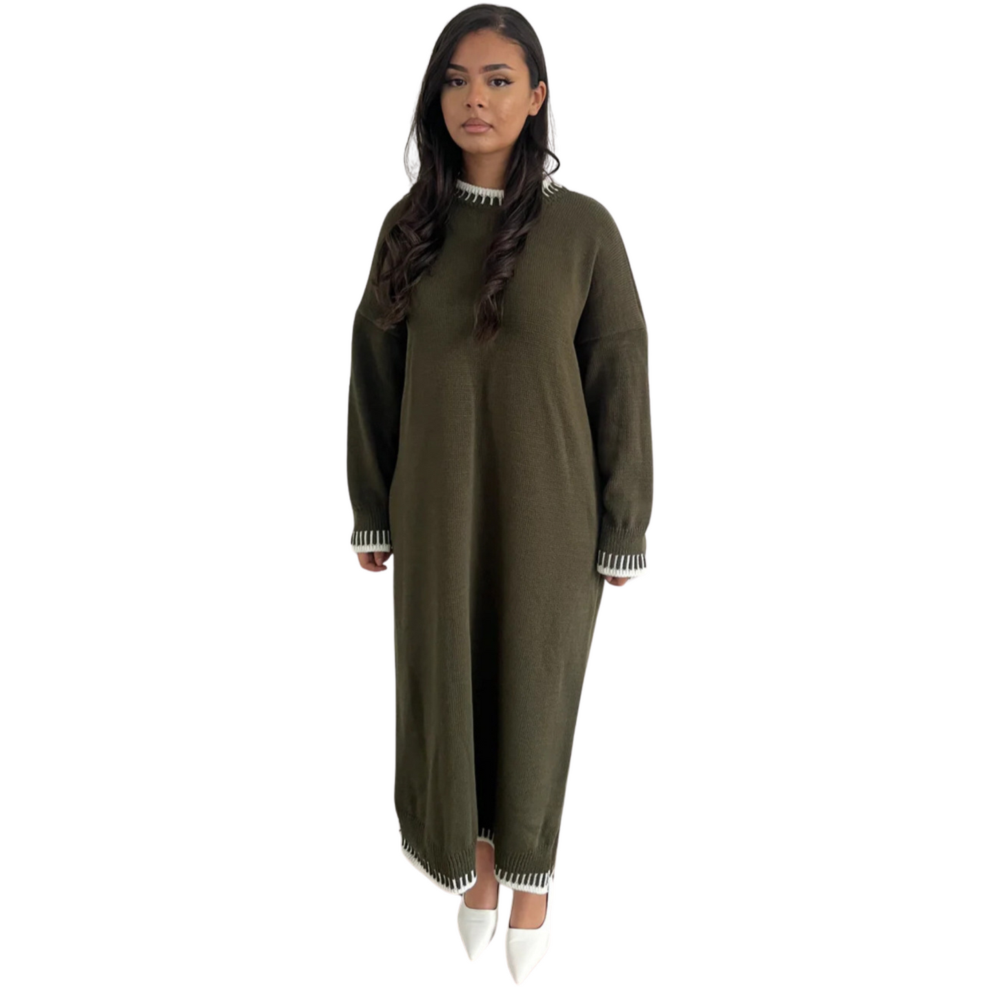 Lilly Dress - Khaki - MODESTNOVA