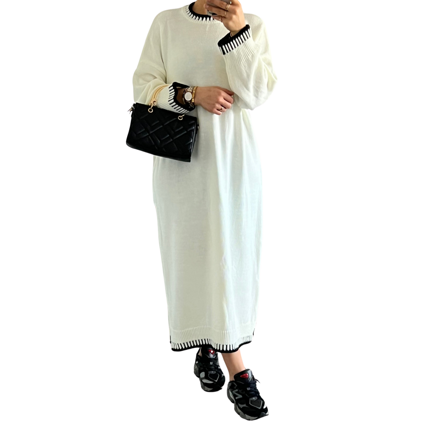 Lilly Dress - Wit - MODESTNOVA