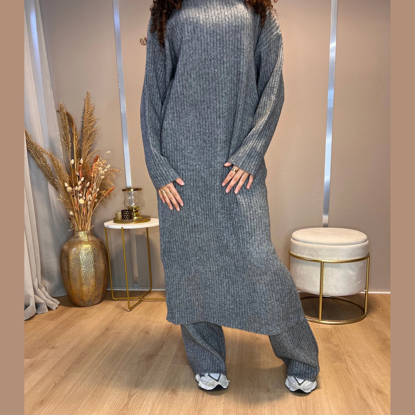 Lisa Twinset - Antraciet - MODESTNOVA