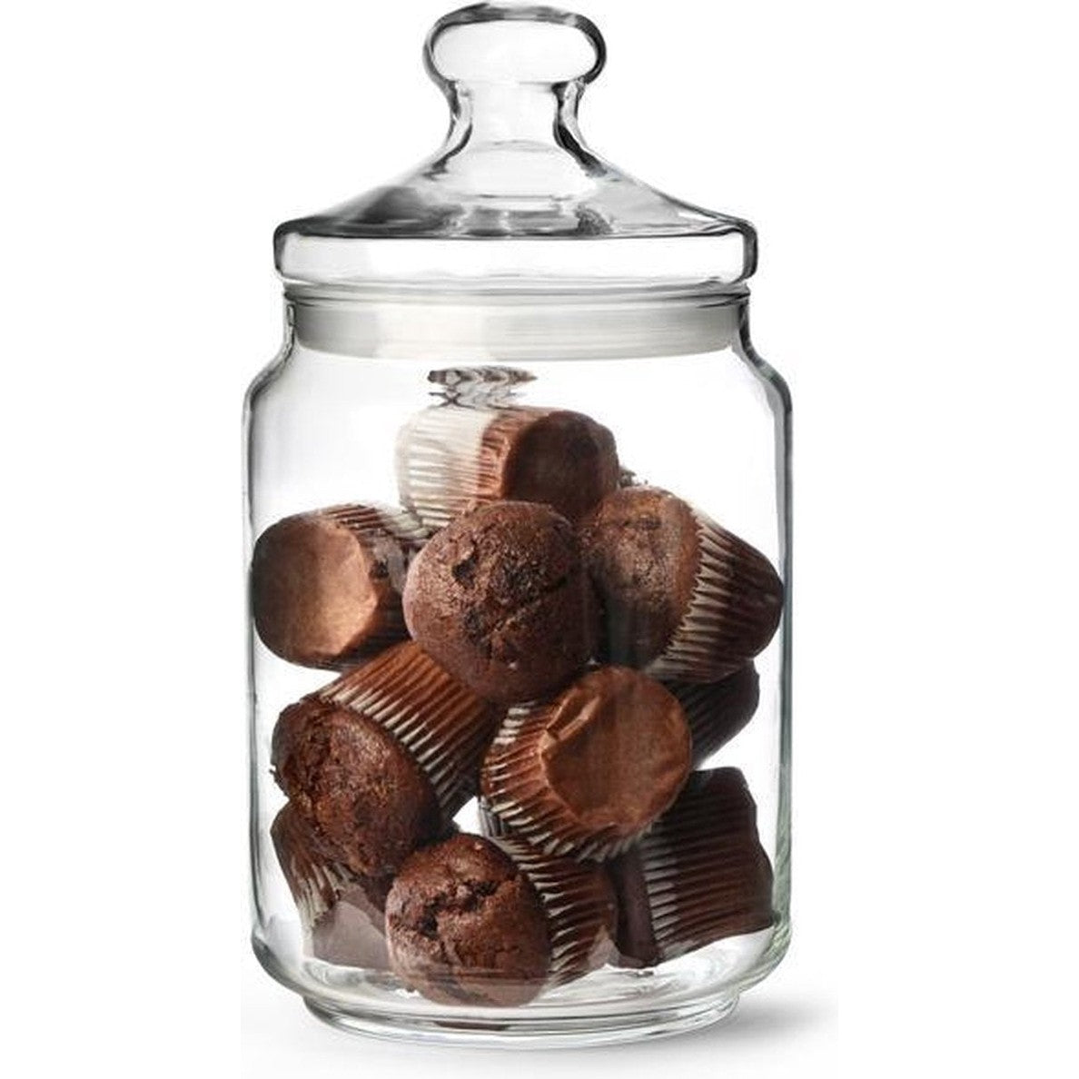 Luminarc Club Snoeppot - Glazen Voorraadpot met glazen deksel - Afsluitbaar - 2 liter