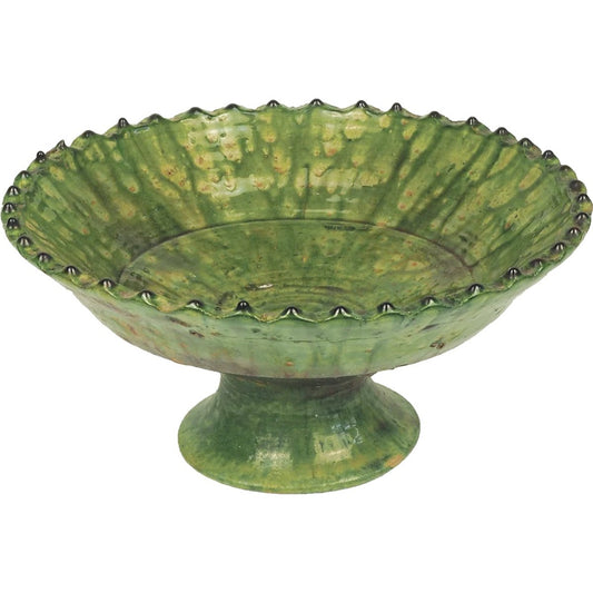 Marokkaanse keramische tamegroute kom Ø 19 cm - Handmade