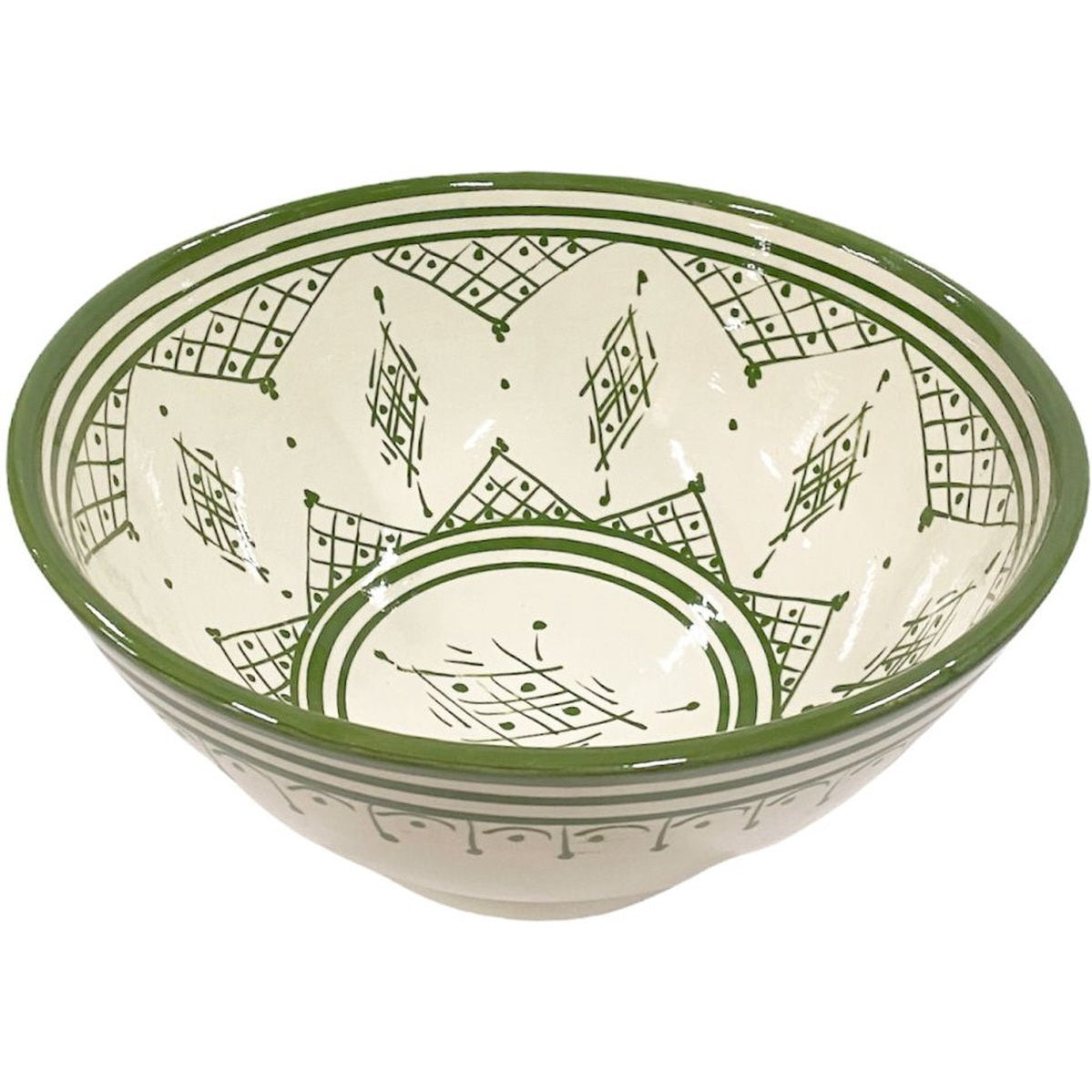 Marokkaanse kom Sahara suaka lichtgroen Ø 25