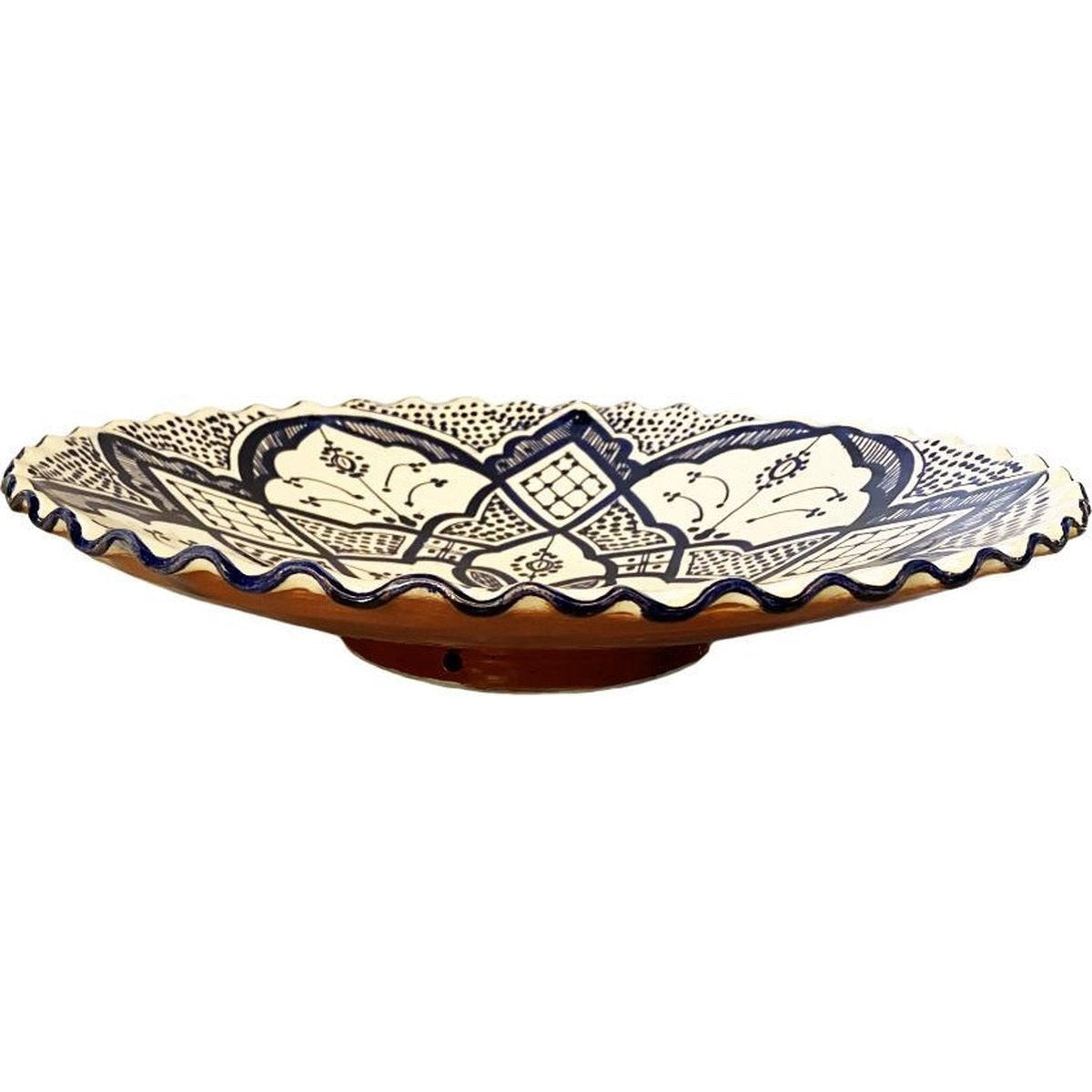 Marokkaanse schaal - Hand beschilderd 35 cm