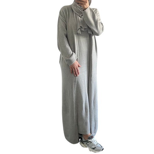 Mina Twinset - Lichtgrijs - MODESTNOVA