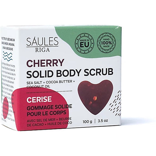 Natuurlijke scrub zeep kersen