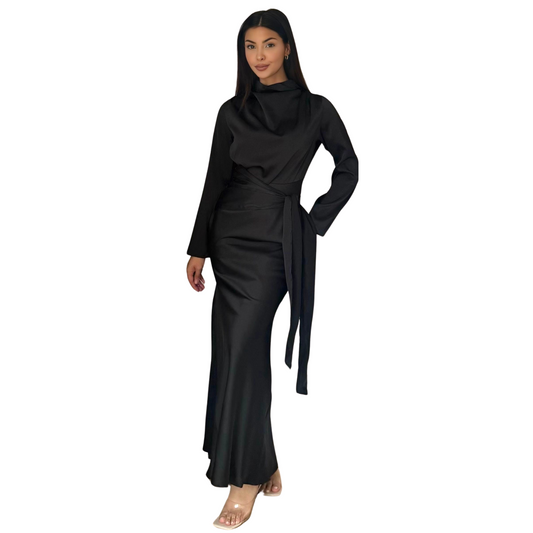 Sila Dress - Zwart