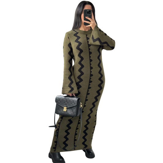 Sara Dress - Khaki