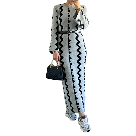 Sara Dress - Grijs
