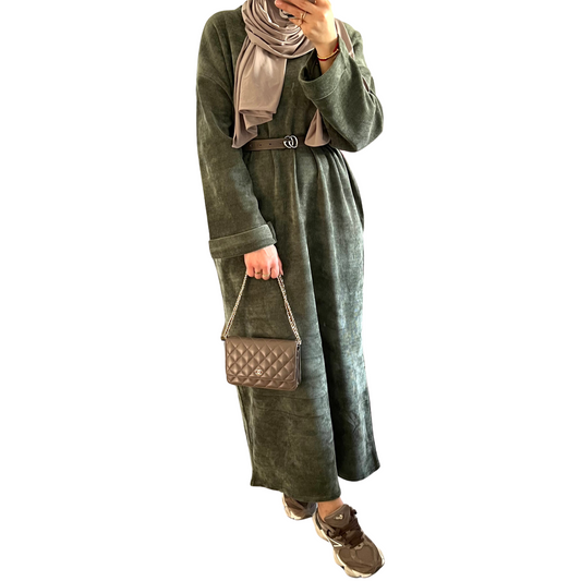 Maya Dress - Khaki