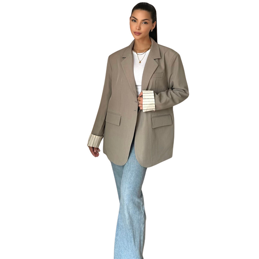 Overzised Blazer - Beige