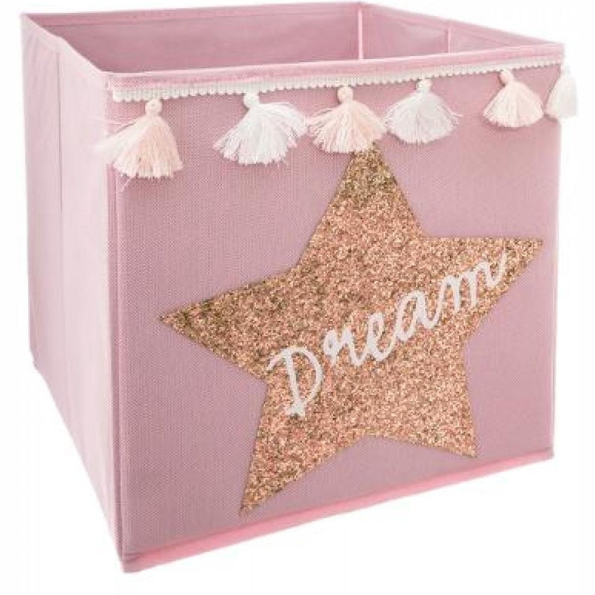 Opbergdoos Vierkant - Dream, Roze - (29x29x29cm)