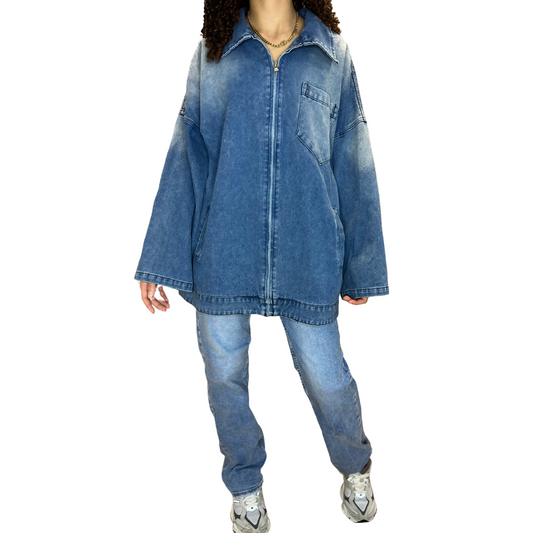 Oversized Demin Jacket - MODESTNOVA