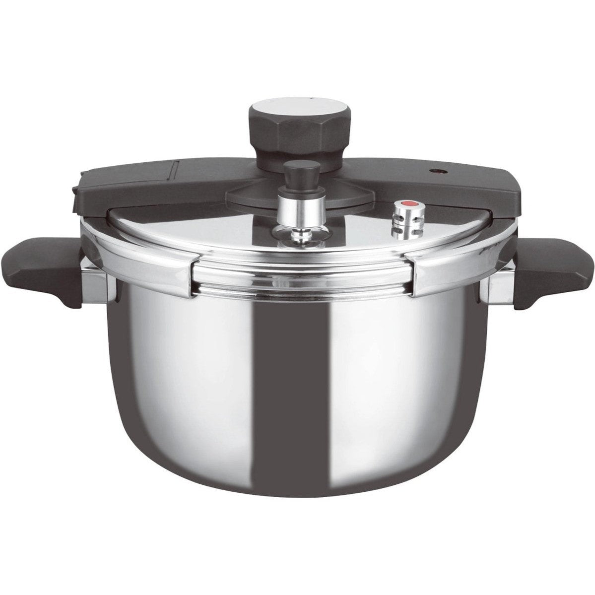 RVS Snelkookpan 4.5 Liter – Geschikt voor Inductie – Met Veiligheidsklep, Drukregelaar en Vergrendelingssysteem