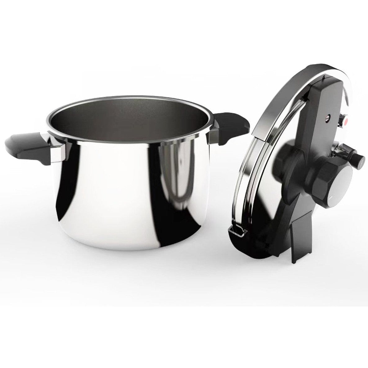 RVS Snelkookpan 4.5 Liter – Geschikt voor Inductie – Met Veiligheidsklep, Drukregelaar en Vergrendelingssysteem