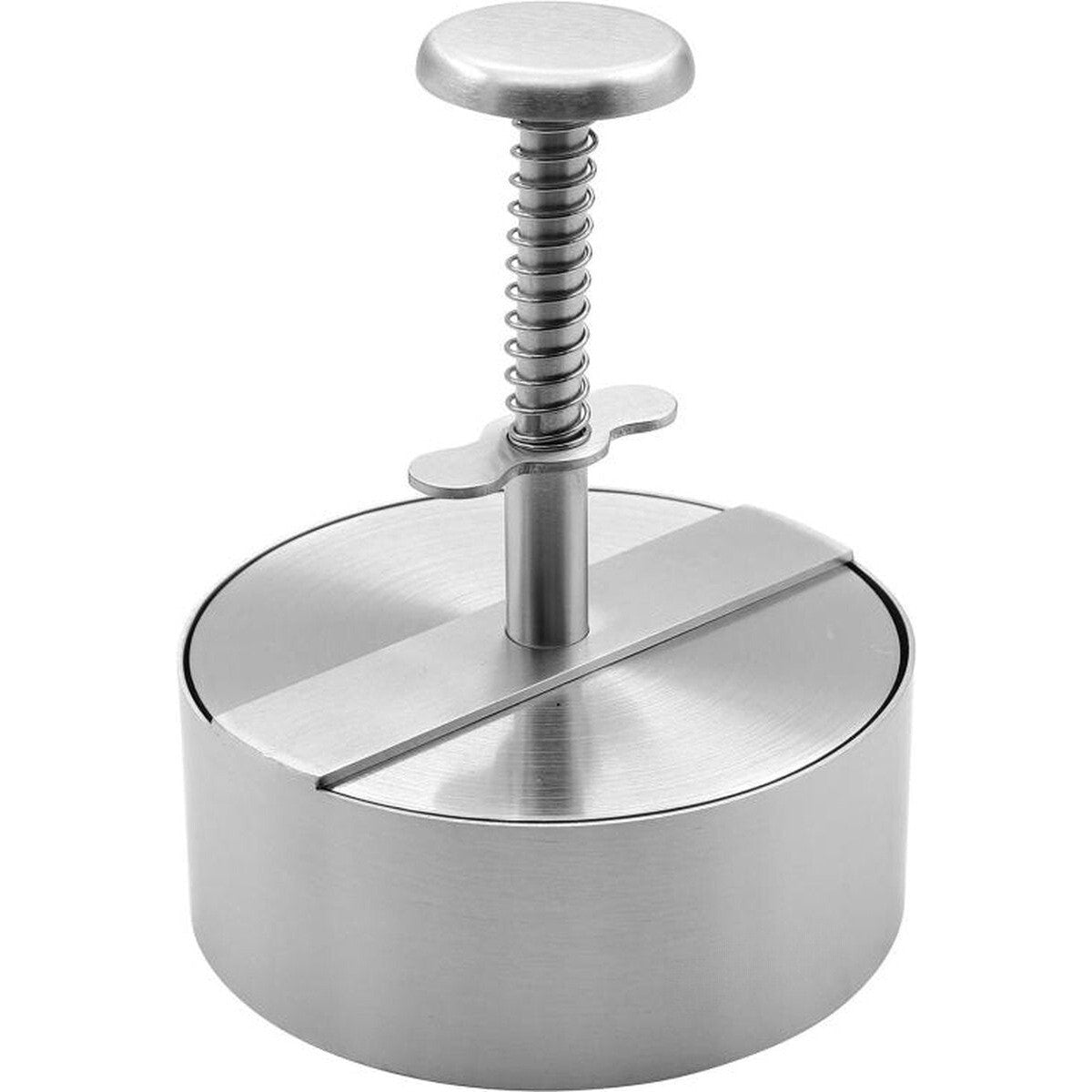 Regelbare Hamburgerpers van RVS – Perfecte Burgervormer voor Thuis, BBQ en Professioneel Gebruik