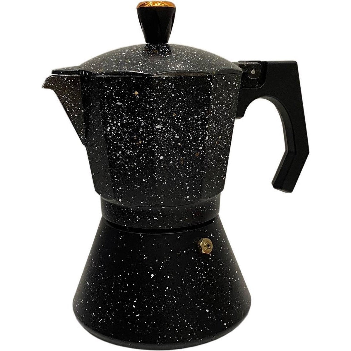 Rosenberg Espresso maker aluminium - percolator 9 kops – zwart