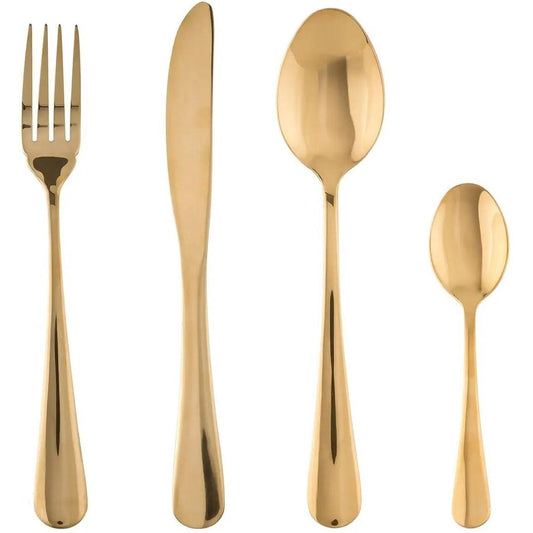Secret de Gourmet Bestekset - Goud Vintage Luxe - 16 delig - 4 personen