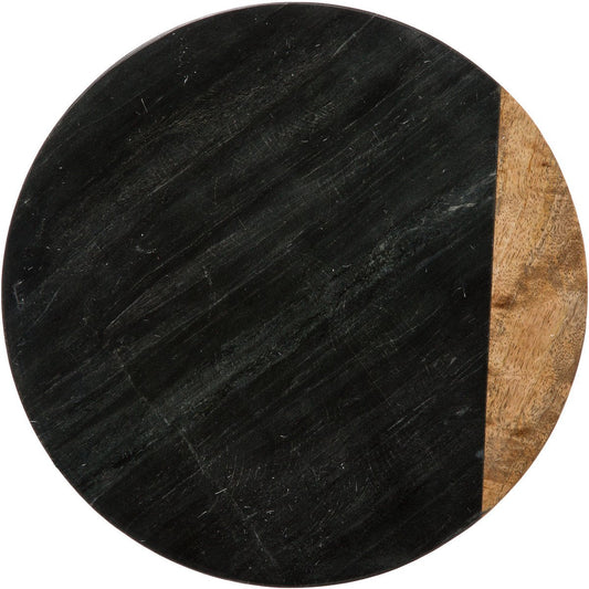 Secret de Gourmet Draaibaar dienblad GEOM HYGGE Ø 30 cm marmer