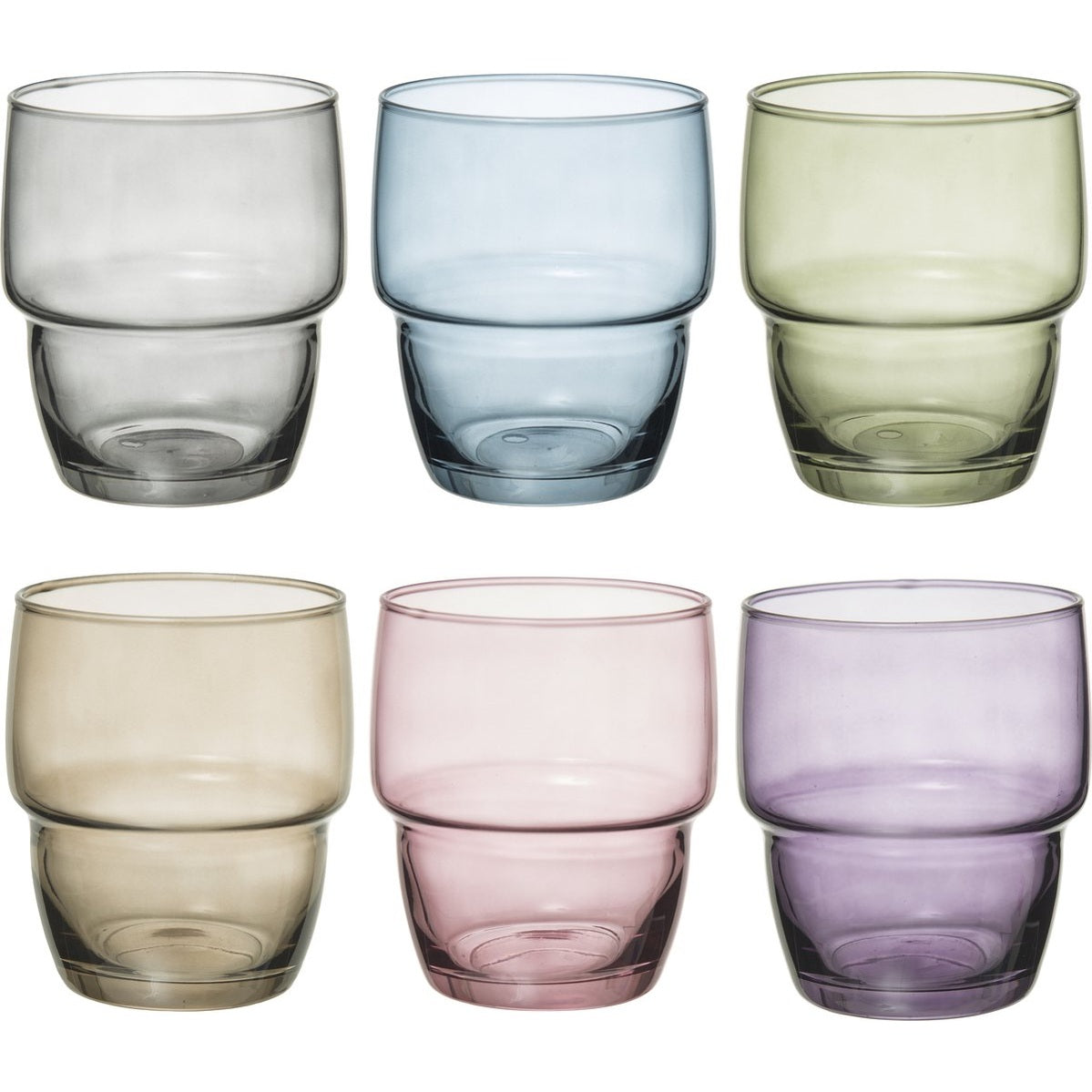 Secret de Gourmet Glazen set 6 stuks - 28cl - Multi