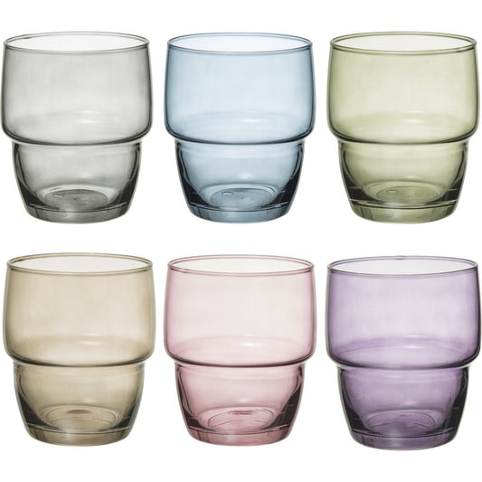 Secret de Gourmet Glazen set 6 stuks - 28cl - Multi