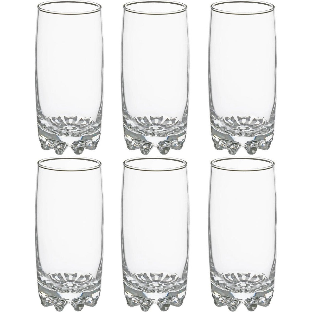 Secret de Gourmet Longdrink glazen - 6x stuks - 380 ml - Drinkglazen - Waterglazen - Transparant