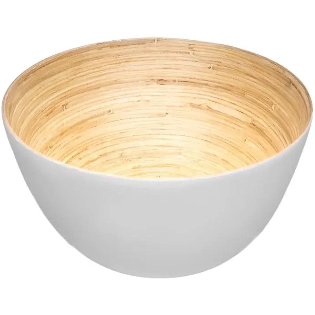 Secret de Gourmet - Slakom/serveer schaaltjes - bamboe wit - D17 cm