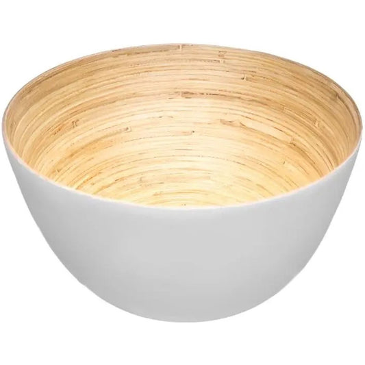 Secret de Gourmet - Slakom/serveer schaaltjes - bamboe wit - D17 cm