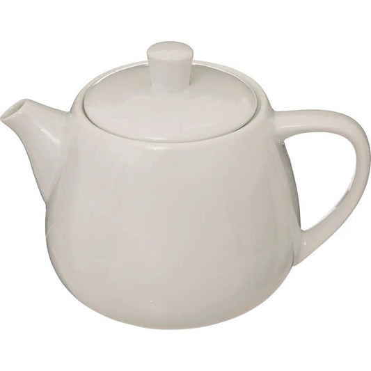 Secret de Gourmet Theepot Cameron - 1000 ml - keramiek - wit - deksel/handvat - theekan