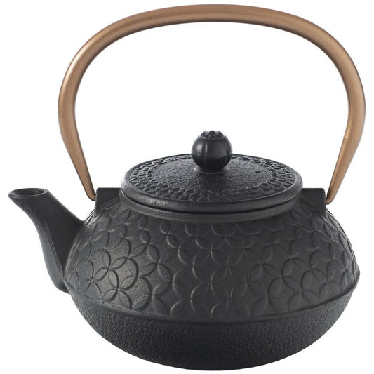 Secret de Gourmet Theepot Essential - Gietijzer - met hengsel - zwart - 1000 ml