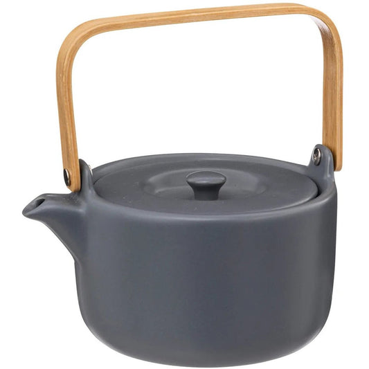 Secret de Gourmet Theepot Penang - Keramiek - met hengsel en zeefje - blauw/grijs - 800 ml