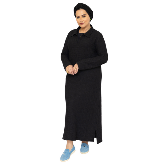 Selina Dress - Zwart - MODESTNOVA