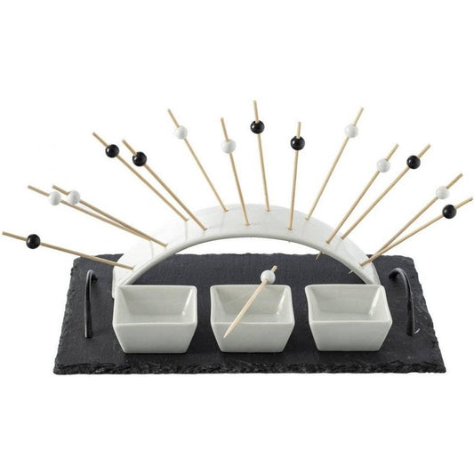 Serveerset - snacks en lichte gerechten - 5-delig