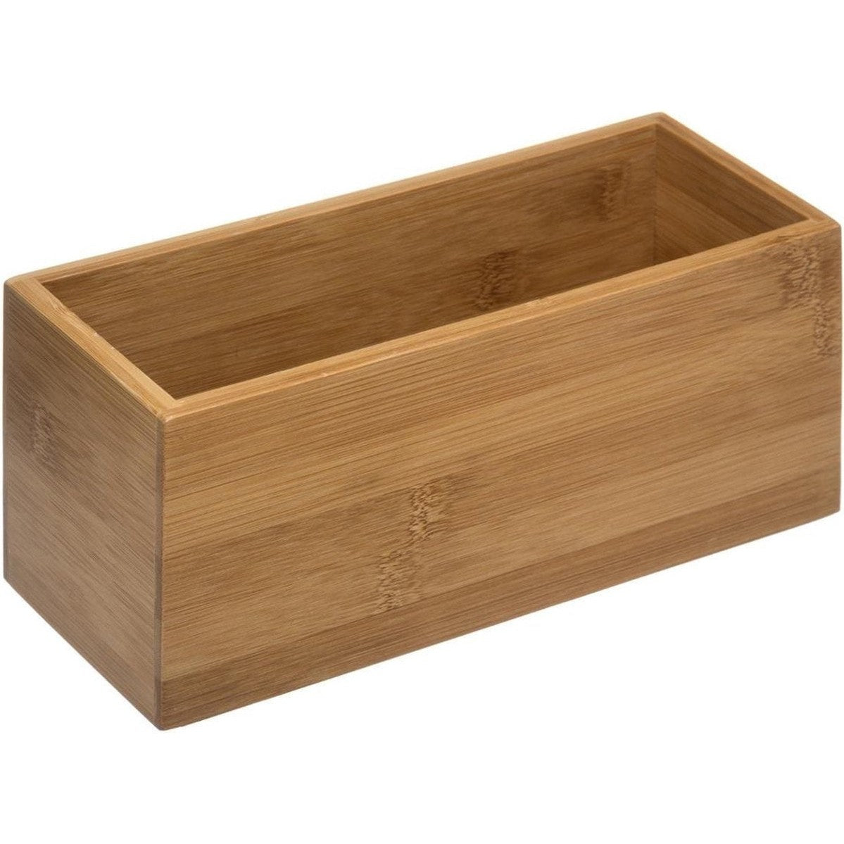 Sieraden/make-up houder/box - 23 x 9,5 cm - bamboe hout - Nagellak box - Sieraden box - Make-up box - Organizer