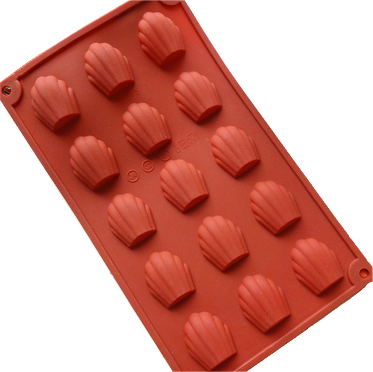 Siliconen Madeleine Bakvorm voor 15 vormpjes