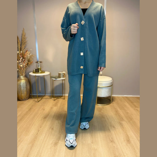 Silvi Twinset - Green - MODESTNOVA