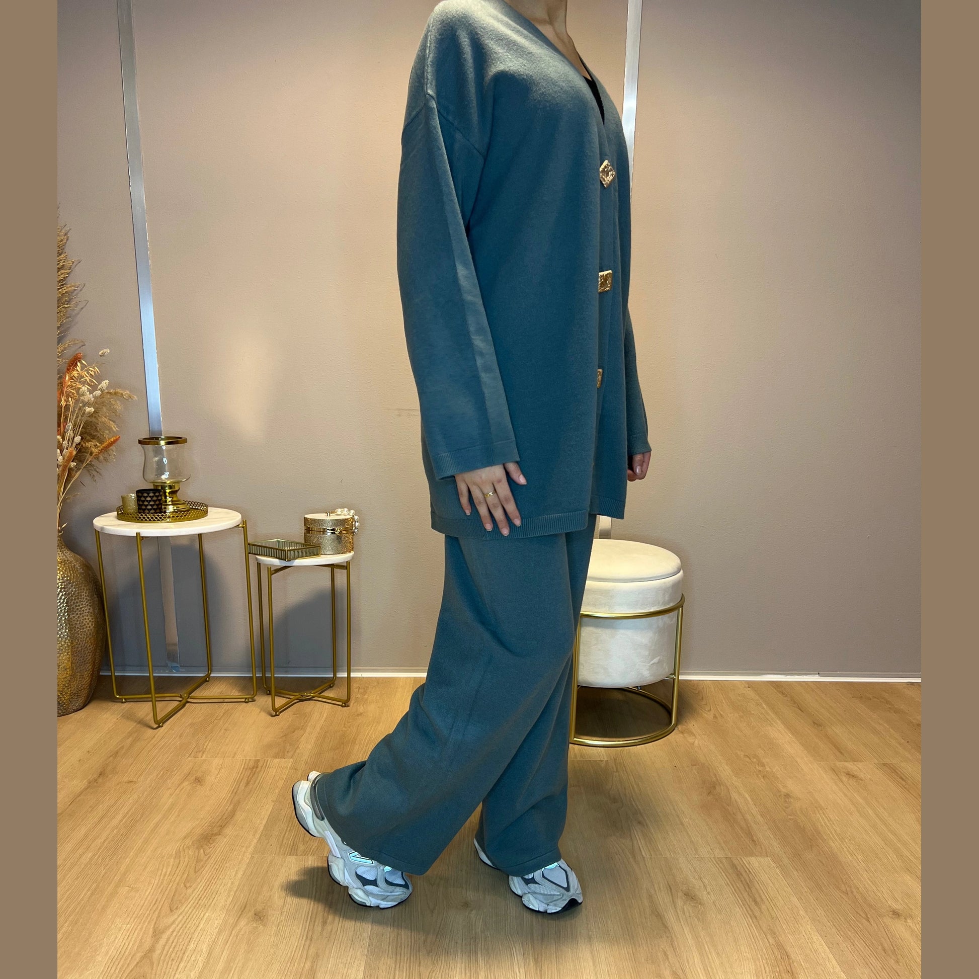 Silvi Twinset - Green - MODESTNOVA