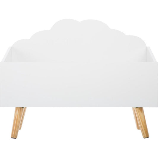 Sphera Houten Speelgoedkist - wit - 58x28x45 cm