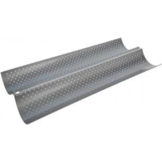 Stokbroodmal 5five Zilverkleurig Aluminium Verchroomd 38 x 16 cm