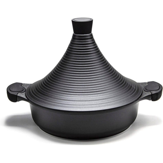 Tajine Agadir - Arabisch Design Non-stick shining black - Inductie