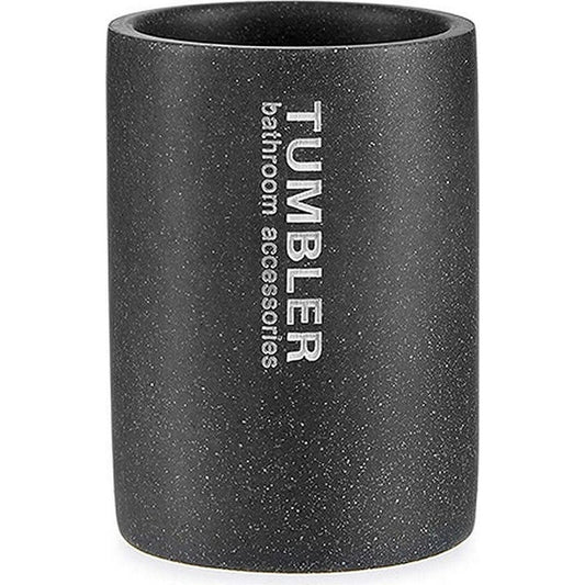 Tandenborstelhouder Zwart (7,3 x 10 x 7,3 cm)