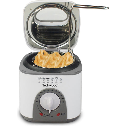 Techwood TFF81 - Mini Frituur- en Fonduepan - 2-in-1