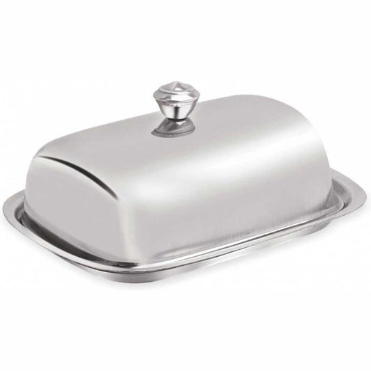 Top Choice - Botervloot met deksel - RVS - Mooie opbergbox voor verse boter - Foodsafe