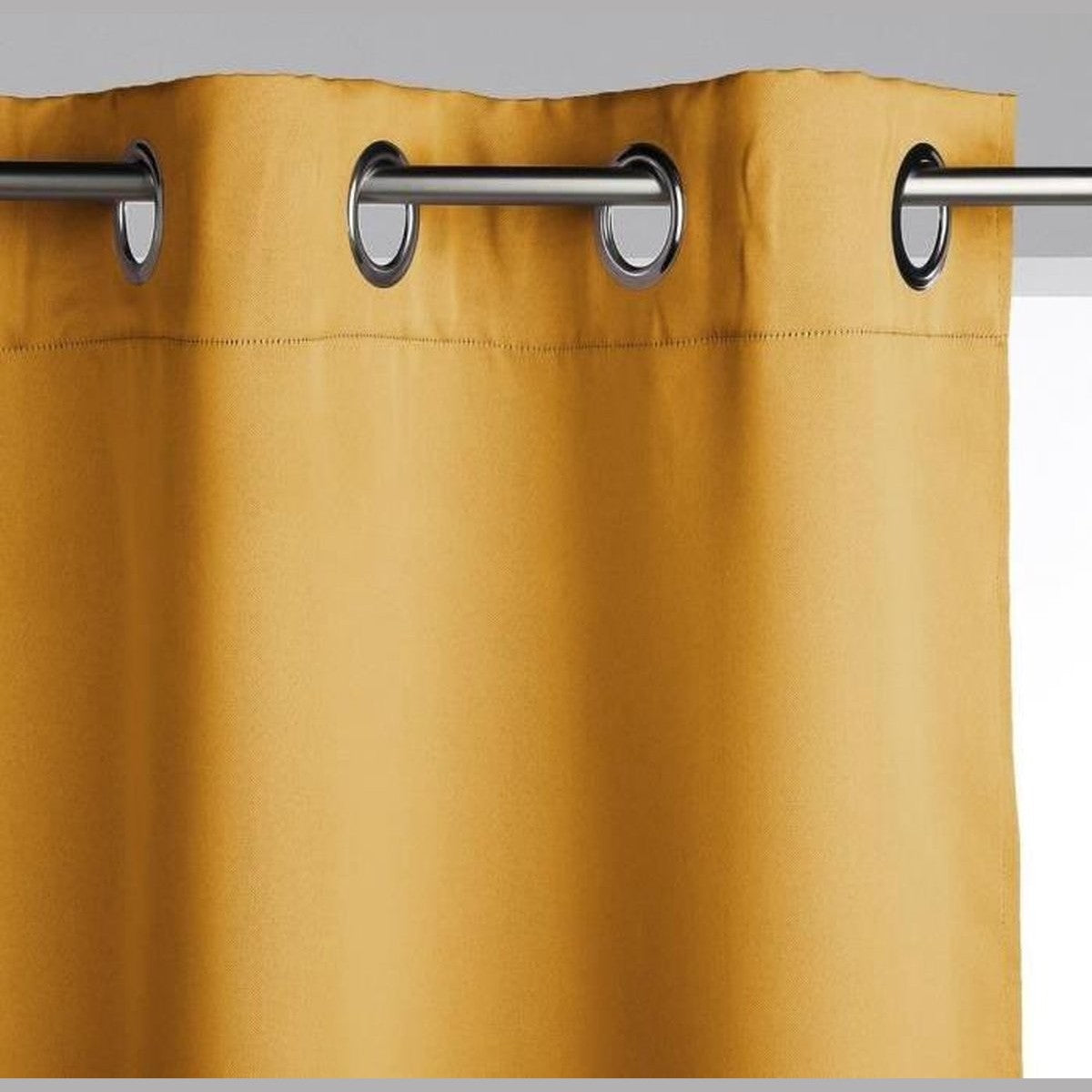 Verduisteringsgordijn met oogjes 140 x 260 cm